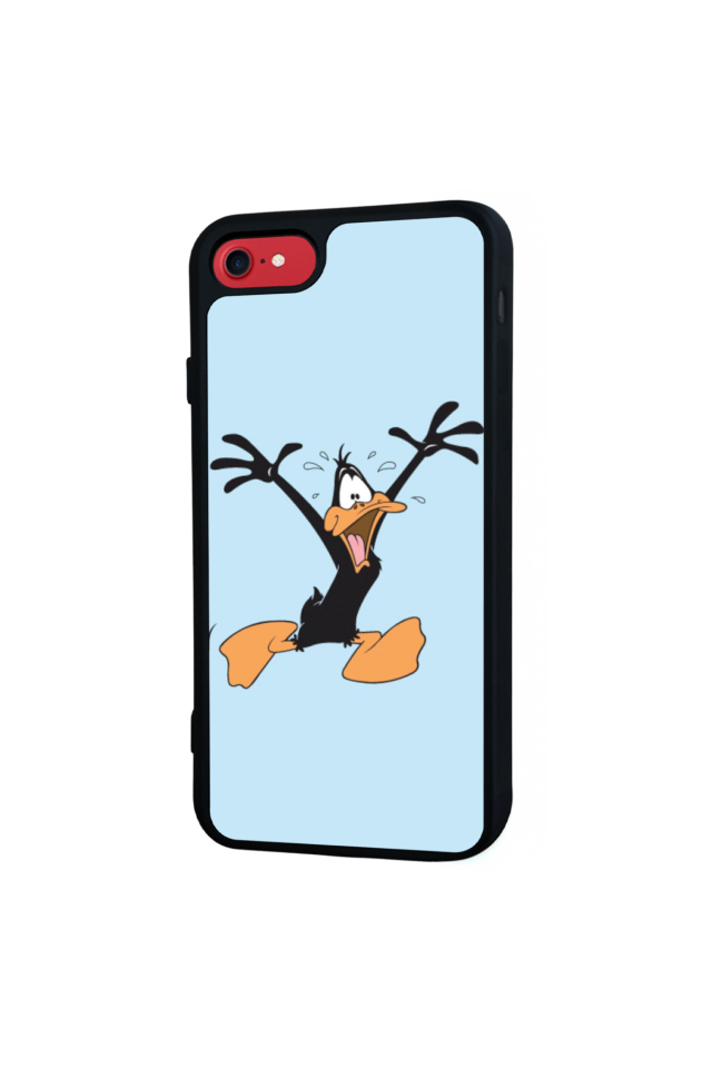 iPhone SE Uyumlu Daffy duck Tasarımlı Glossy Premium Kılıf
