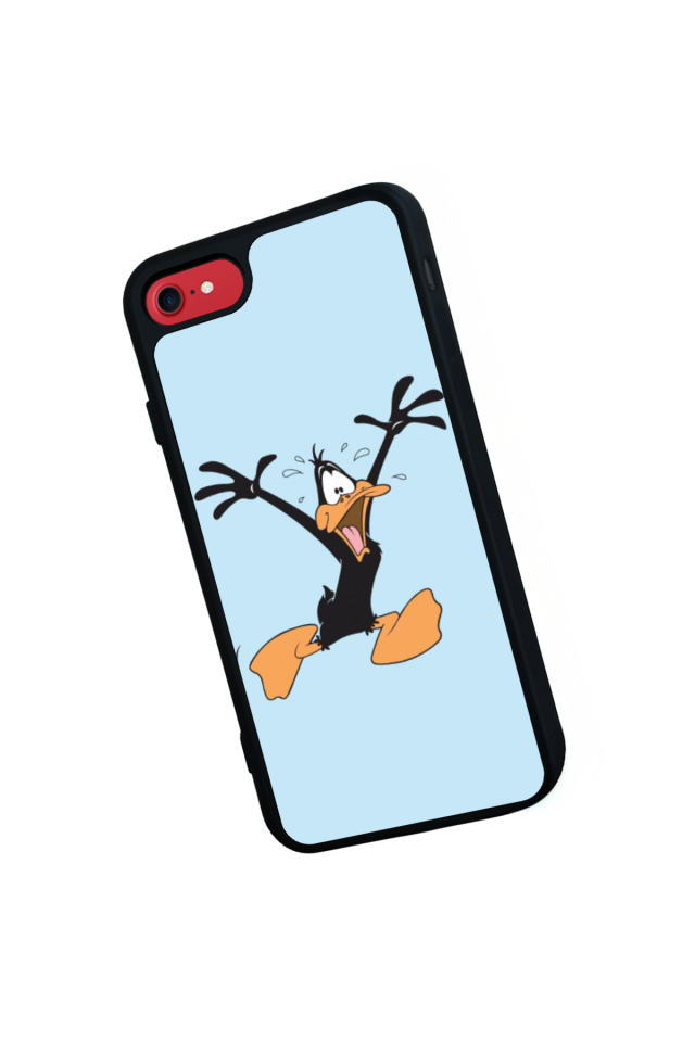 iPhone SE Uyumlu Daffy duck Tasarımlı Glossy Premium Kılıf