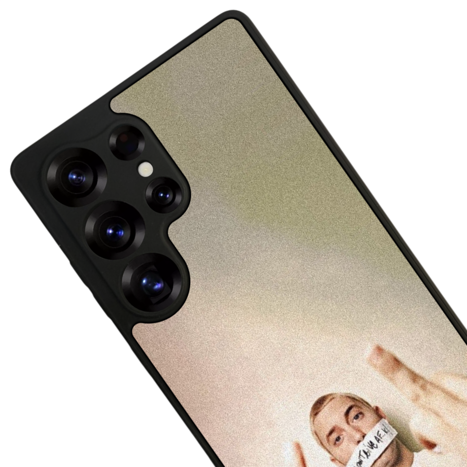 Samsung Galaxy S25 Ultra Uyumlu Eminem Tasarımlı Glossy Premium Kılıf