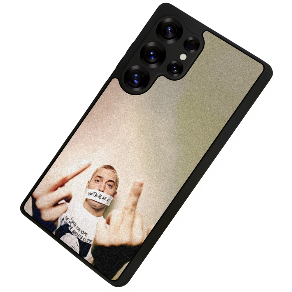 Samsung Galaxy S25 Ultra Uyumlu Eminem Tasarımlı Glossy Premium Kılıf