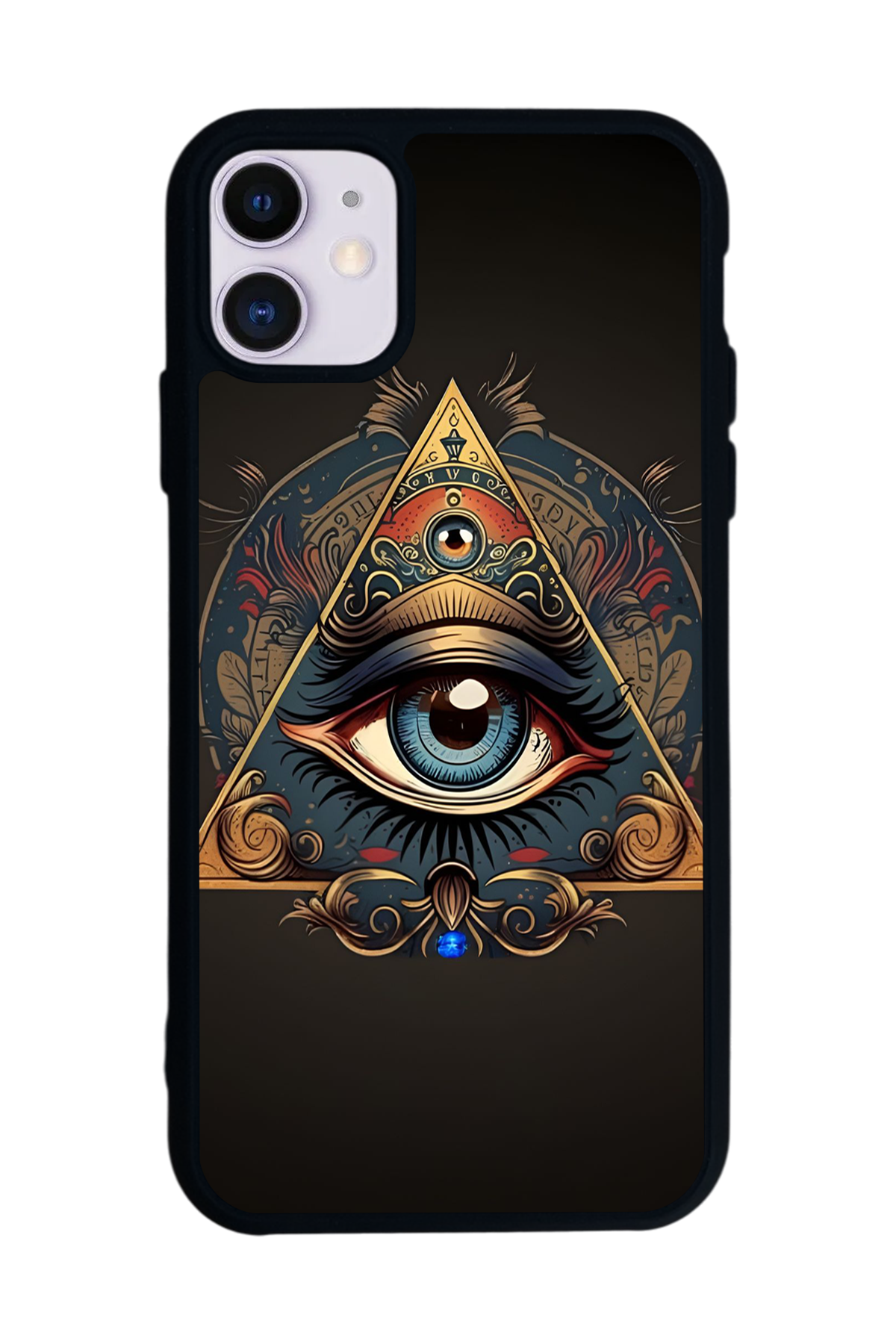iPhone 11 Uyumlu Göz Tasarımlı Glossy Premium Kılıf