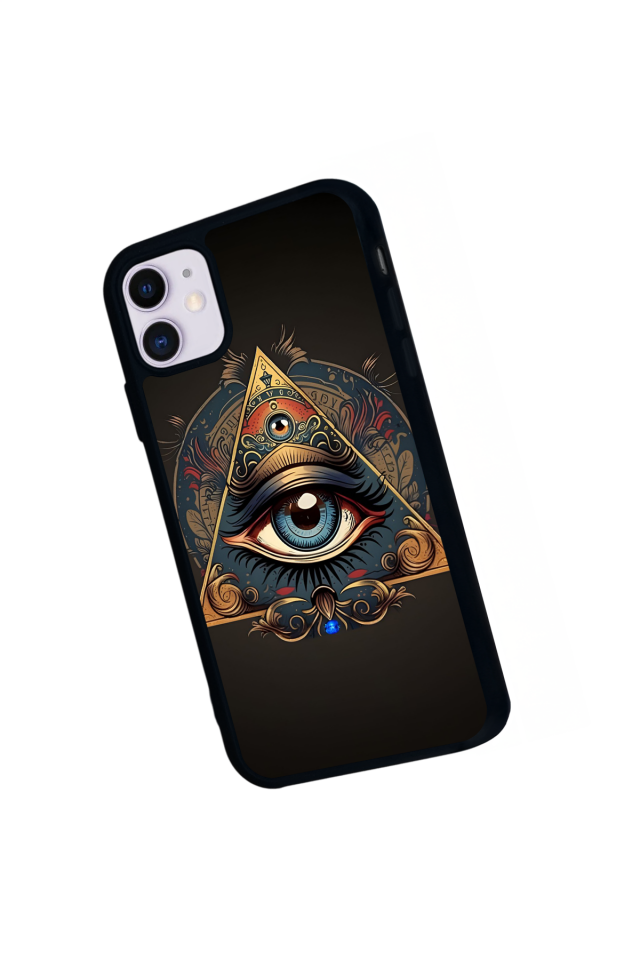 iPhone 11 Uyumlu Göz Tasarımlı Glossy Premium Kılıf