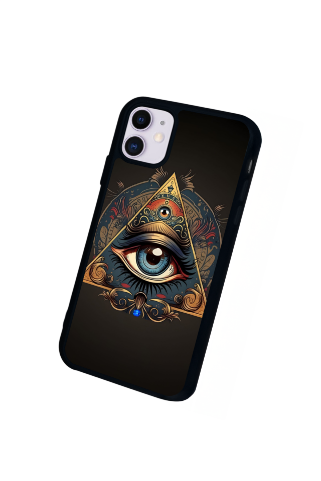 iPhone 11 Uyumlu Göz Tasarımlı Glossy Premium Kılıf