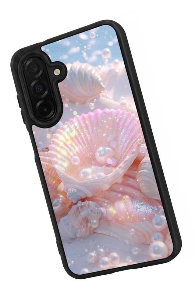 Samsung Galaxy A56 Uyumlu  İnci Tasarımlı Glossy Premium Kılıf