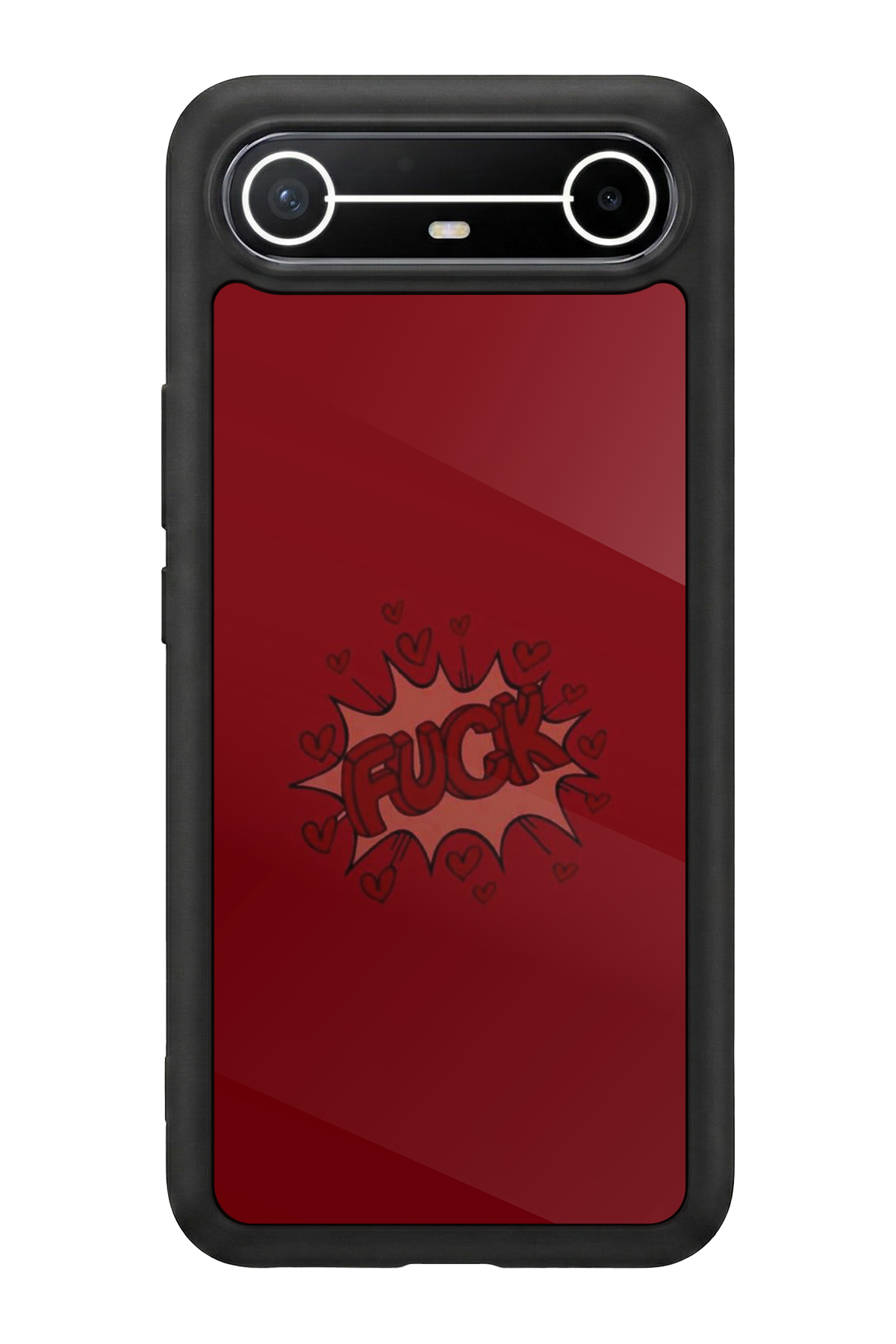 Tecno Spark Slim 5G Uyumlu Kalp Love Tasarımlı Glossy Premium Kılıf