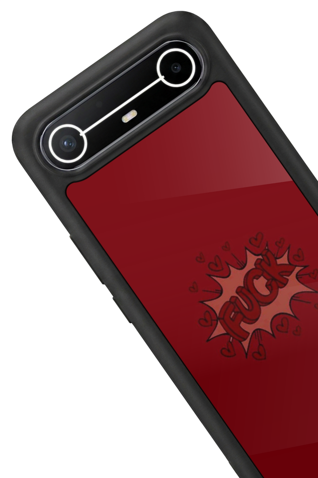 Tecno Spark Slim 5G Uyumlu Kalp Love Tasarımlı Glossy Premium Kılıf