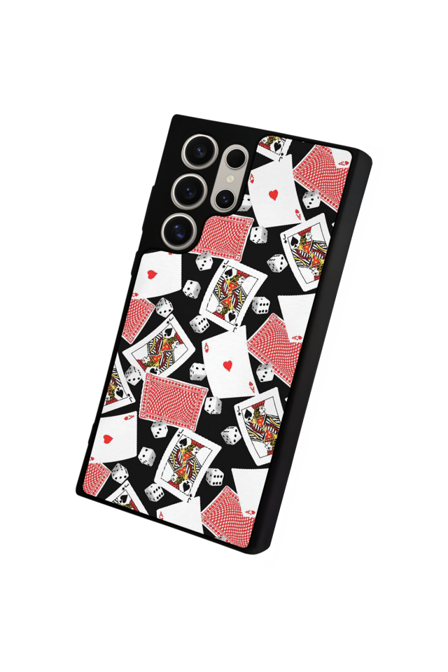 Samsung Galaxy S24 Ultra Uyumlu Kart Tasarımlı Glossy Premium Kılıf