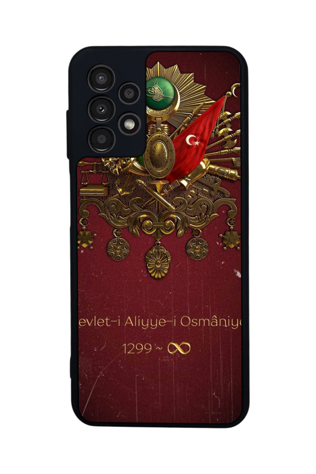 Samsung Galaxy A13 Uyumlu Osmanli Tugrasi Tasarımlı Glossy Premium Kılıf