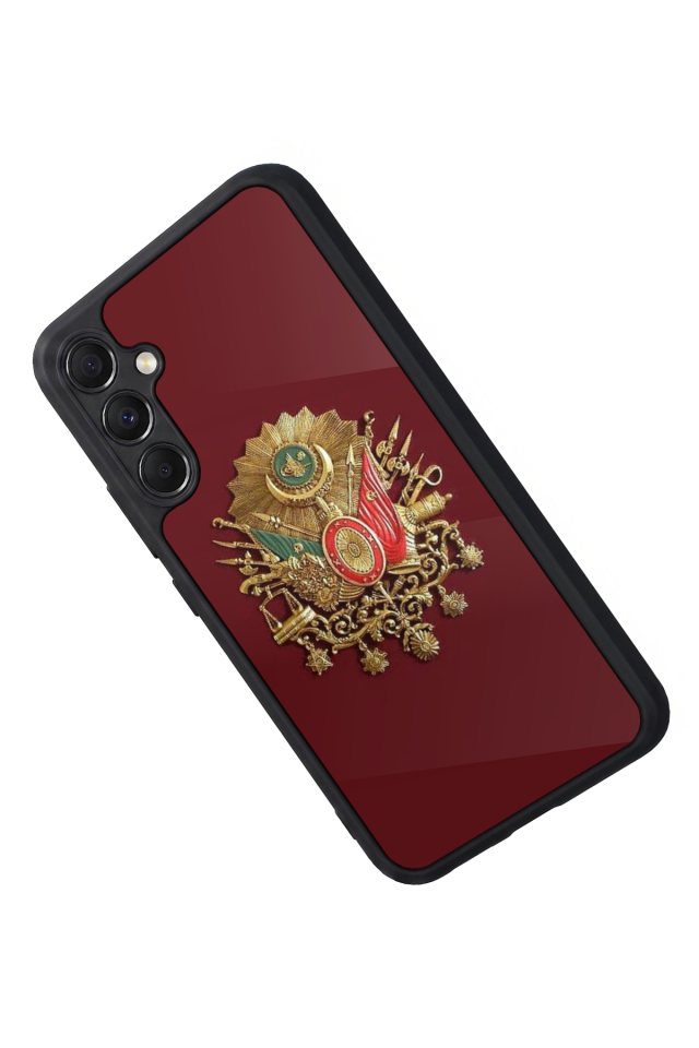 Samsung Galaxy M34 Uyumlu Osmanli Tugrasi Tasarımlı Glossy Premium Kılıf
