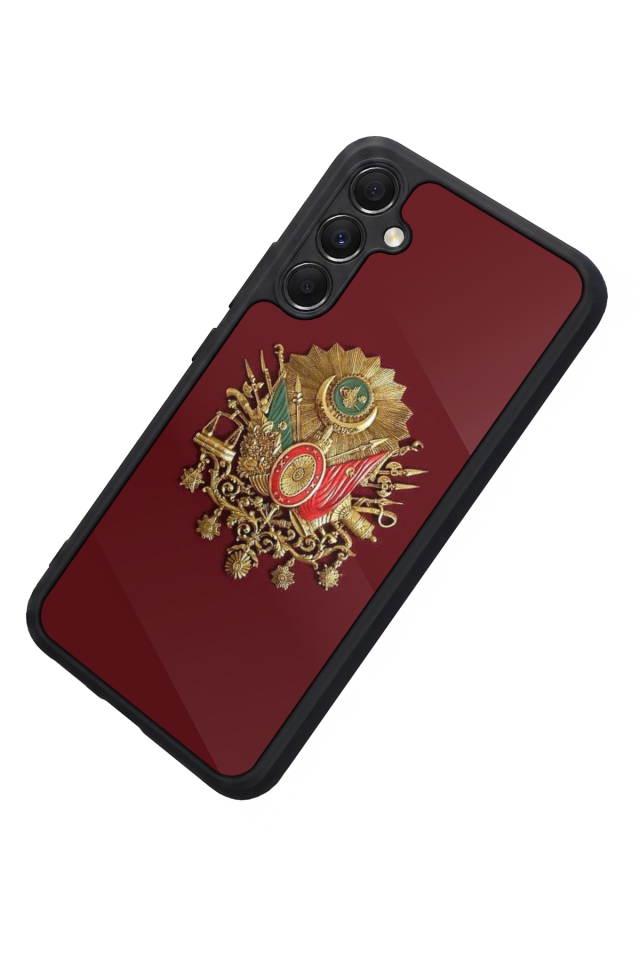 Samsung Galaxy M34 Uyumlu Osmanli Tugrasi Tasarımlı Glossy Premium Kılıf