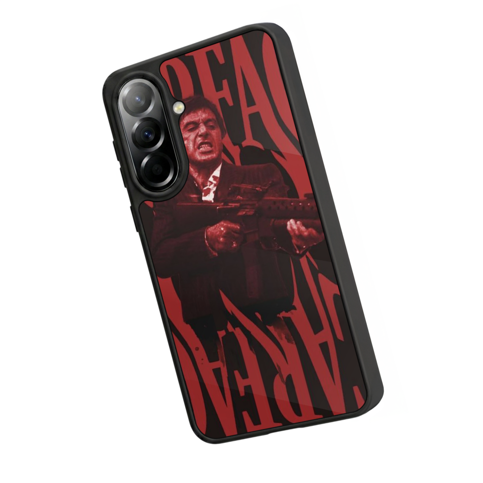 Samsung Galaxy A37 Uyumlu Scarface Tasarımlı Glossy Premium Kılıf