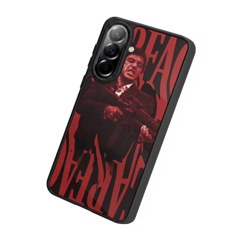 Samsung Galaxy A37 Uyumlu Scarface Tasarımlı Glossy Premium Kılıf