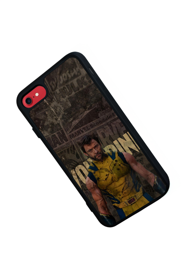 iPhone 8 Uyumlu Wolverine Tasarımlı Glossy Premium Kılıf