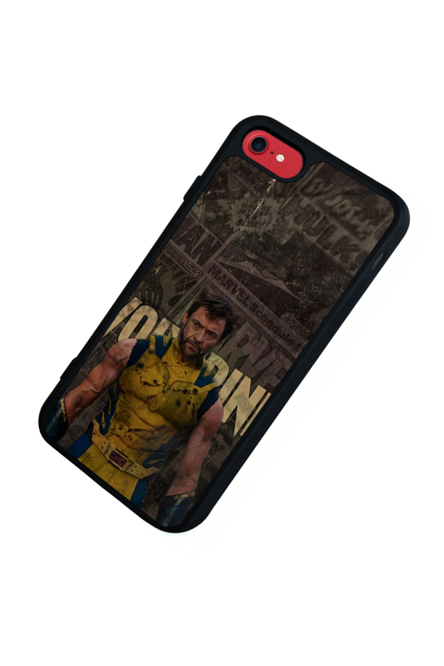 iPhone 8 Uyumlu Wolverine Tasarımlı Glossy Premium Kılıf