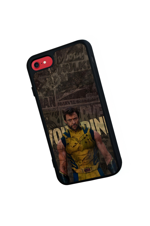 iPhone 8 Uyumlu Wolverine Tasarımlı Glossy Premium Kılıf
