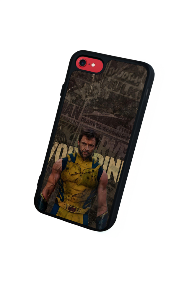 iPhone 8 Uyumlu Wolverine Tasarımlı Glossy Premium Kılıf