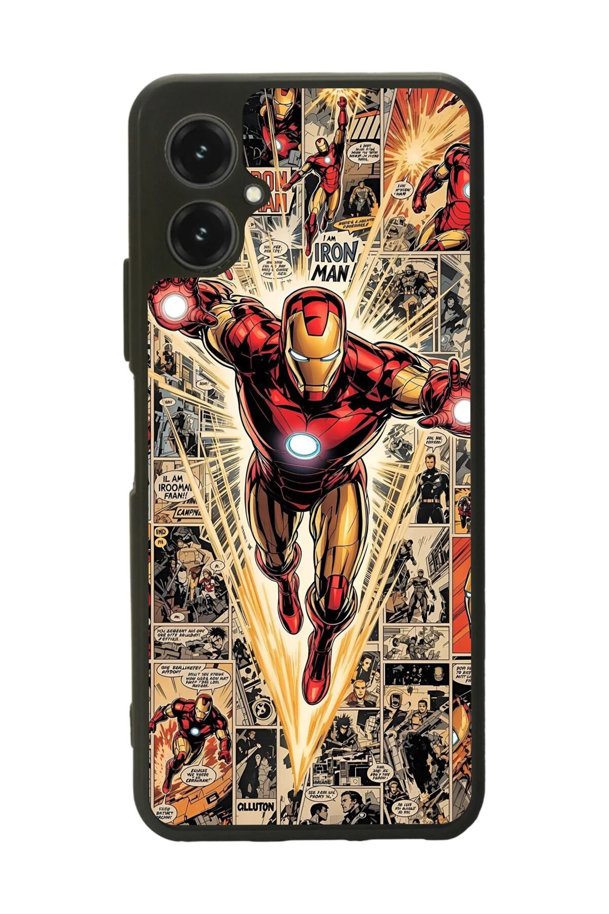 Omix X5 Uyumlu Iron Man ( Demir Adam ) Tasarımlı Glossy Premium Kılıf