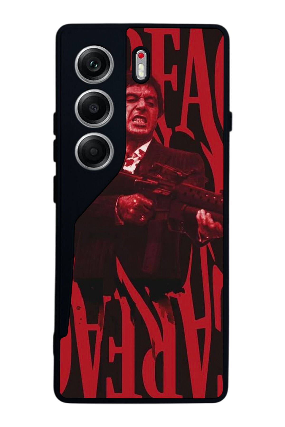 Tecno Camon 40 Uyumlu Scarface Tasarımlı Glossy Premium Kılıf