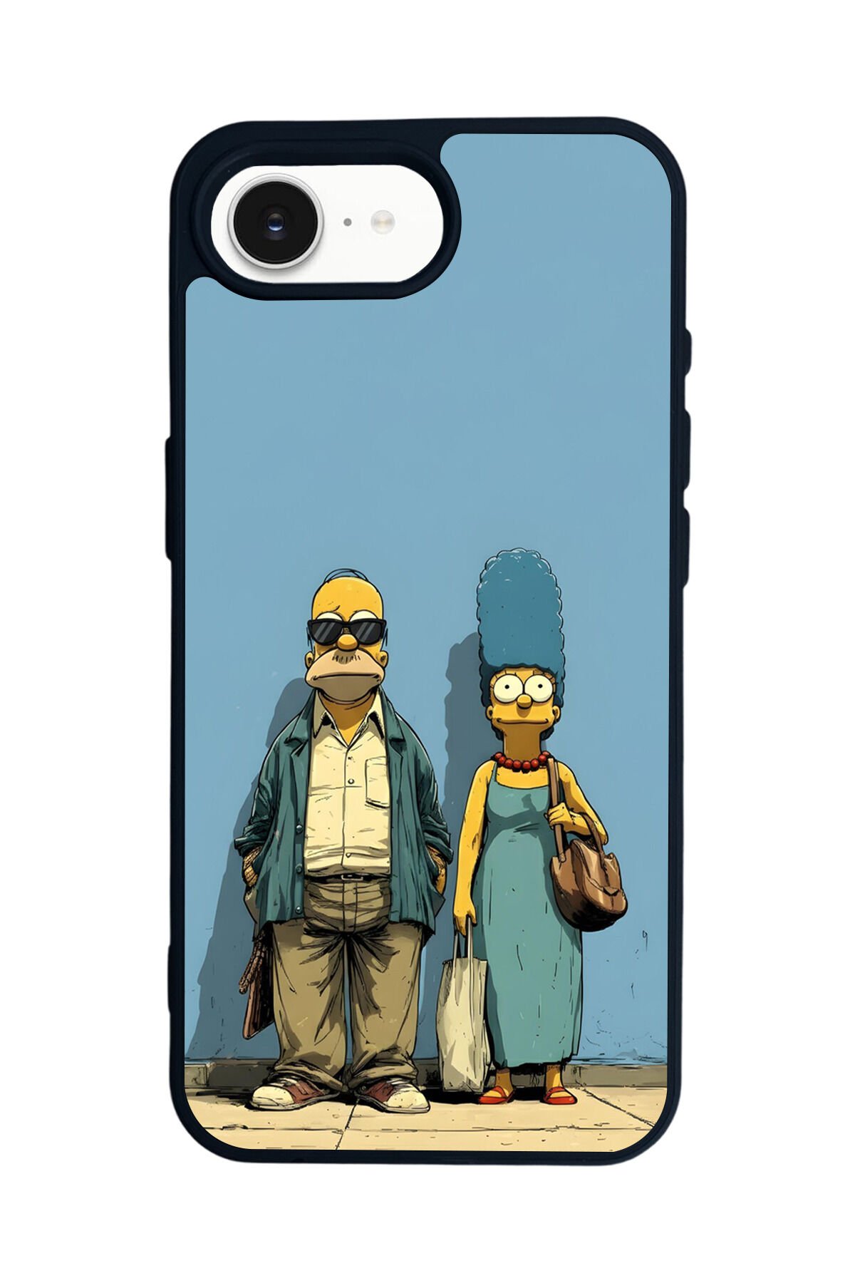 iPhone 16E Uyumlu The Simpsons Tasarımlı Glossy Premium Kılıf