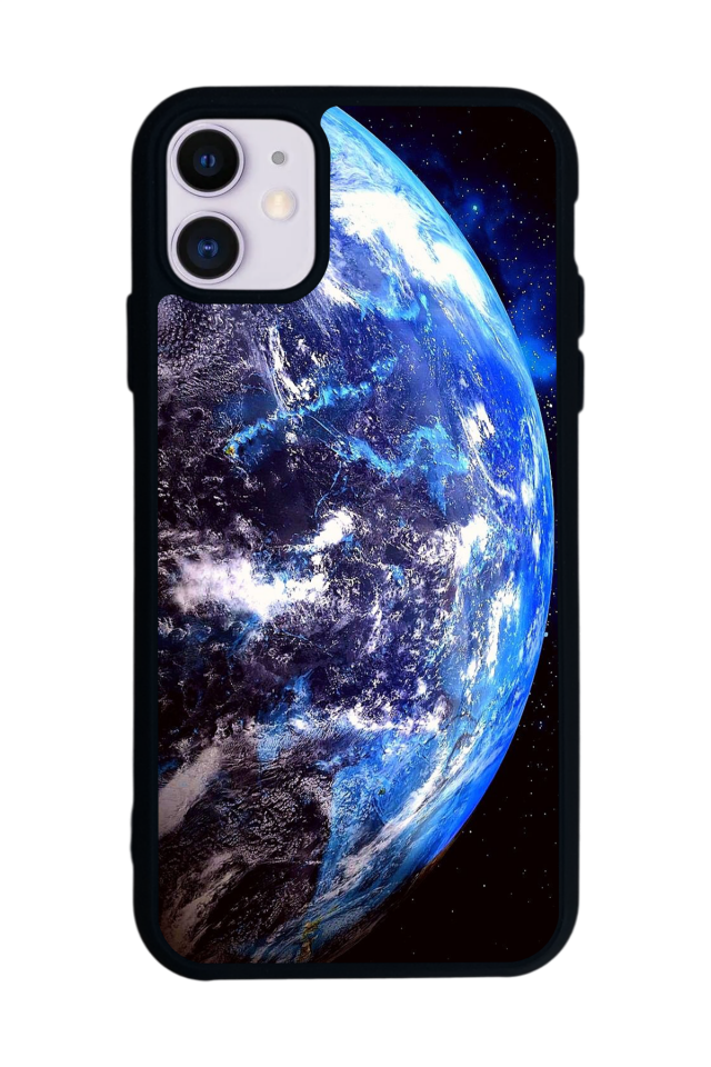 iPhone 11 Uyumlu Ay Tasarımlı Glossy Premium Kılıf