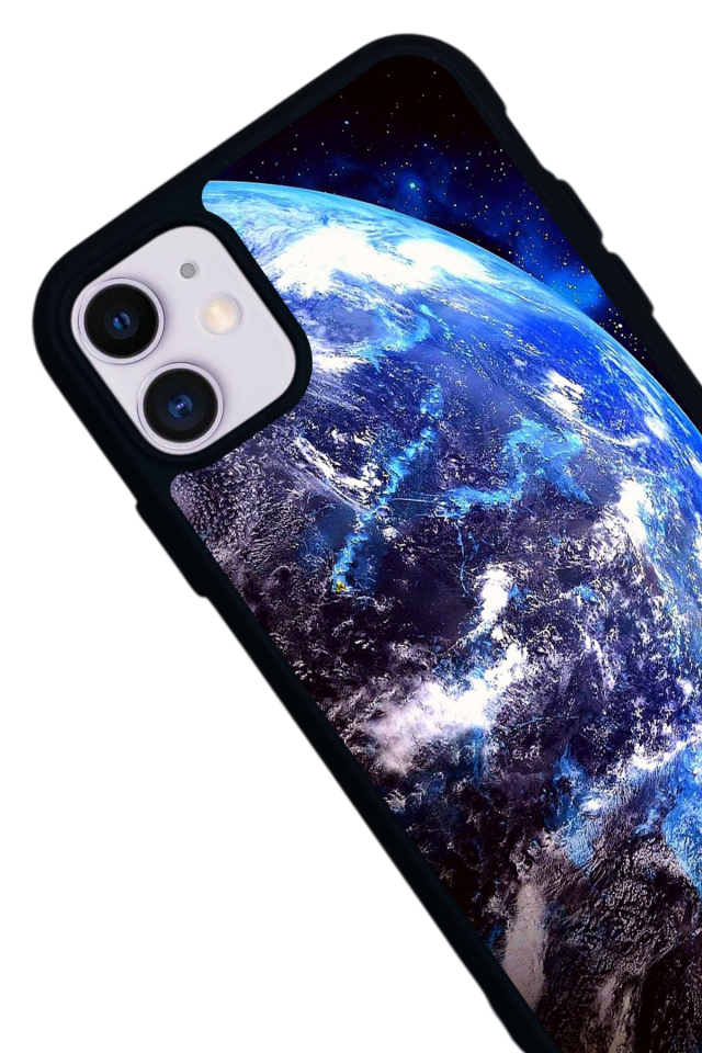 iPhone 11 Uyumlu Ay Tasarımlı Glossy Premium Kılıf