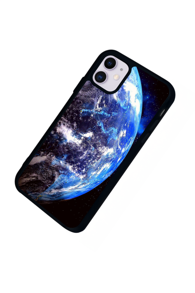 iPhone 11 Uyumlu Ay Tasarımlı Glossy Premium Kılıf