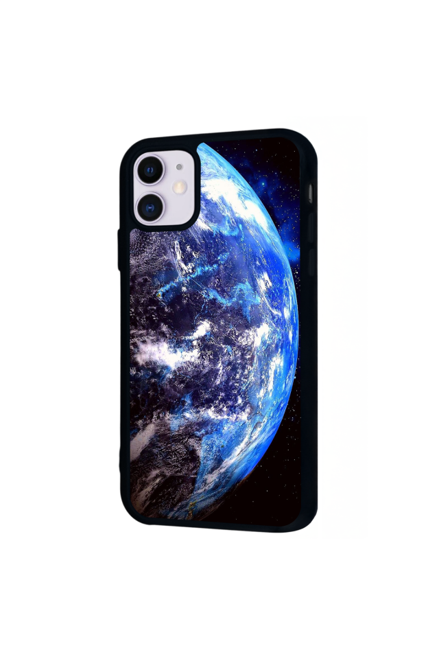 iPhone 11 Uyumlu Ay Tasarımlı Glossy Premium Kılıf