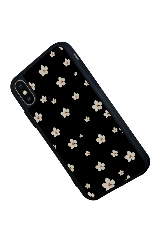 iPhone XS Max Uyumlu Cicek Tasarımlı Glossy Premium Kılıf