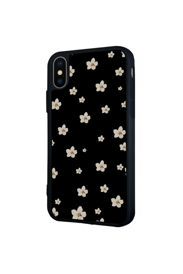 iPhone XS Max Uyumlu Cicek Tasarımlı Glossy Premium Kılıf