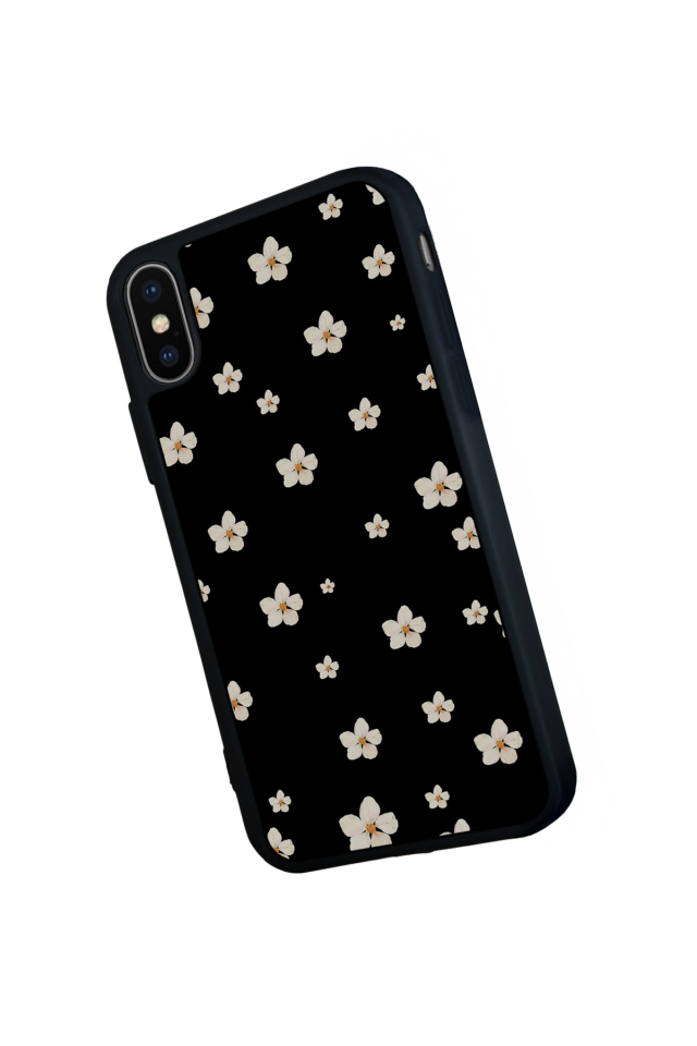 iPhone XS Max Uyumlu Cicek Tasarımlı Glossy Premium Kılıf