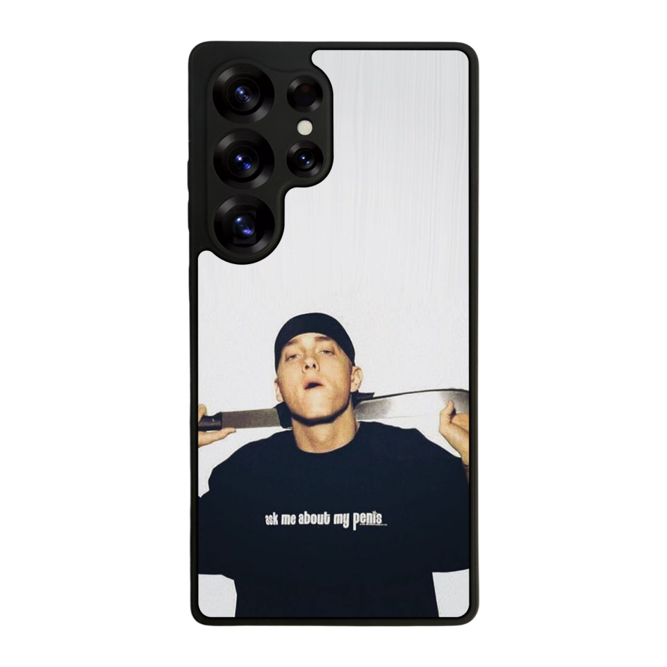 Samsung Galaxy S25 Ultra Uyumlu Eminem Tasarımlı Glossy Premium Kılıf