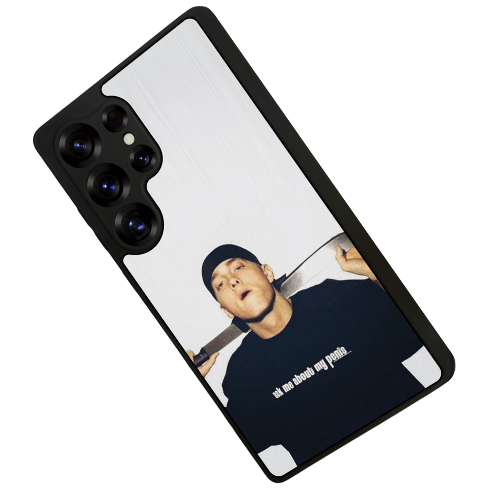 Samsung Galaxy S25 Ultra Uyumlu Eminem Tasarımlı Glossy Premium Kılıf