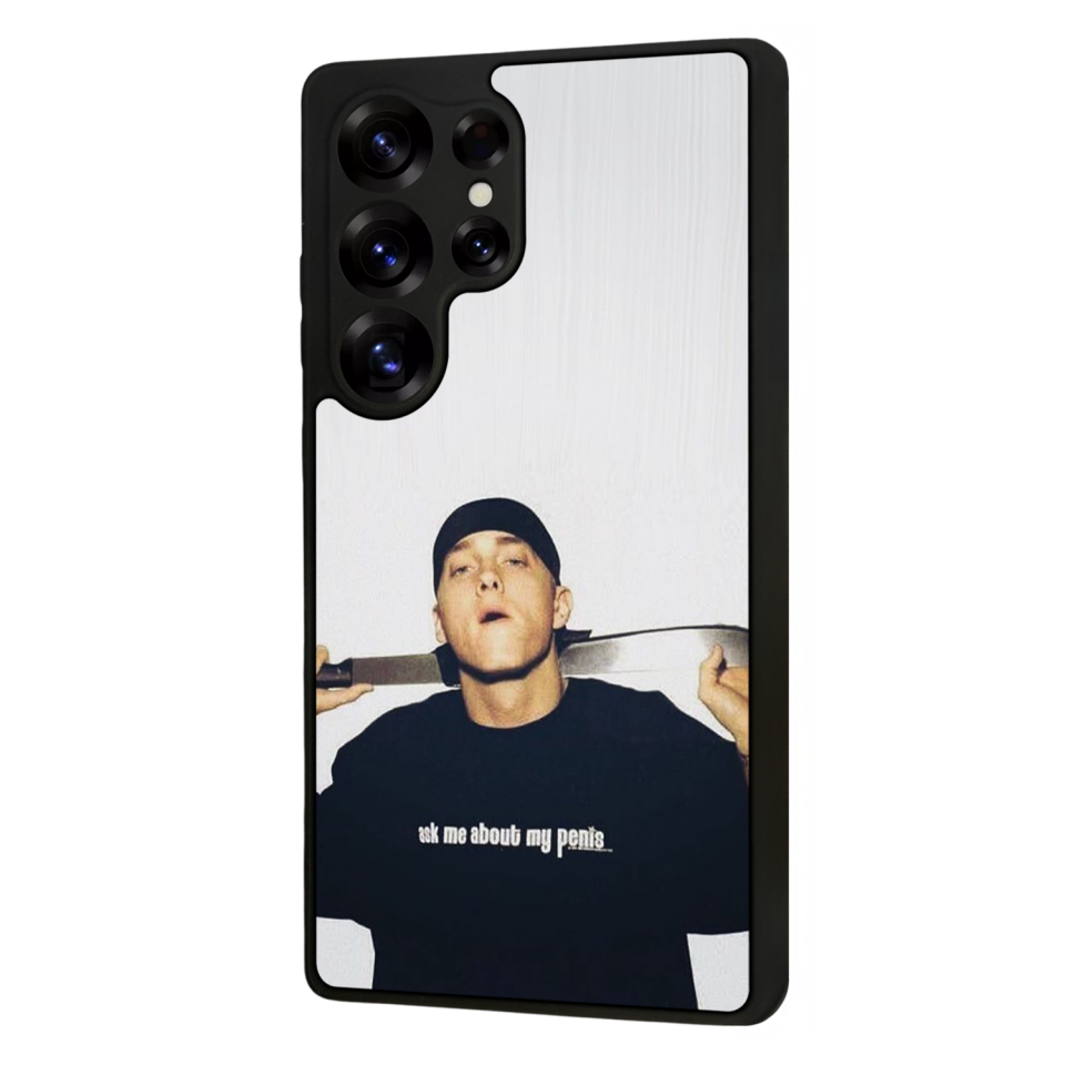 Samsung Galaxy S25 Ultra Uyumlu Eminem Tasarımlı Glossy Premium Kılıf