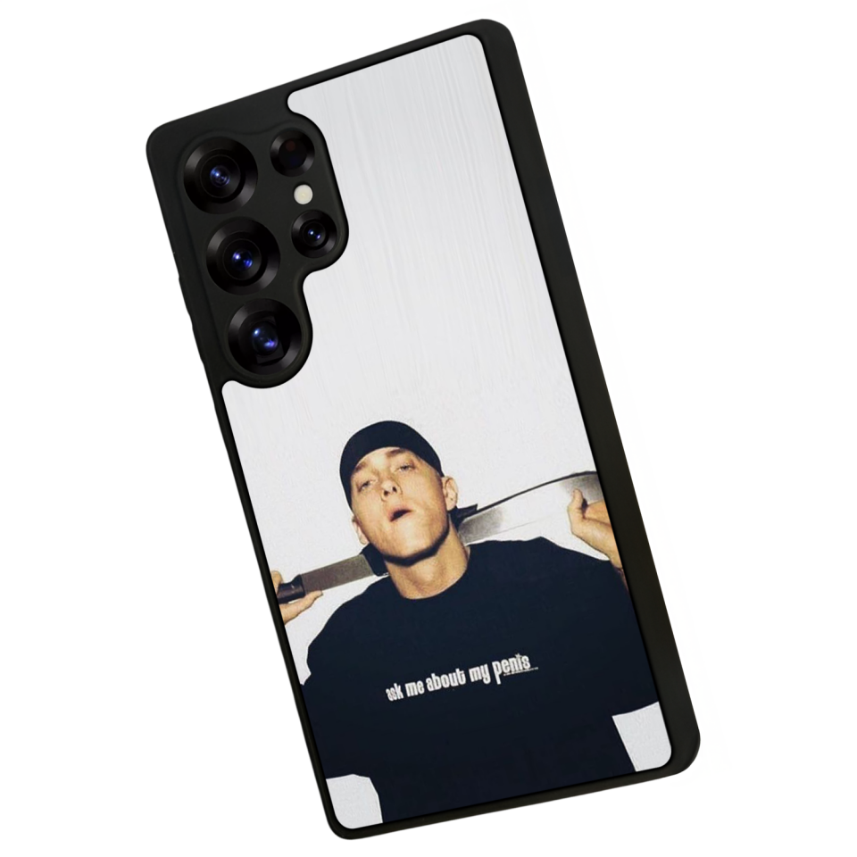 Samsung Galaxy S25 Ultra Uyumlu Eminem Tasarımlı Glossy Premium Kılıf