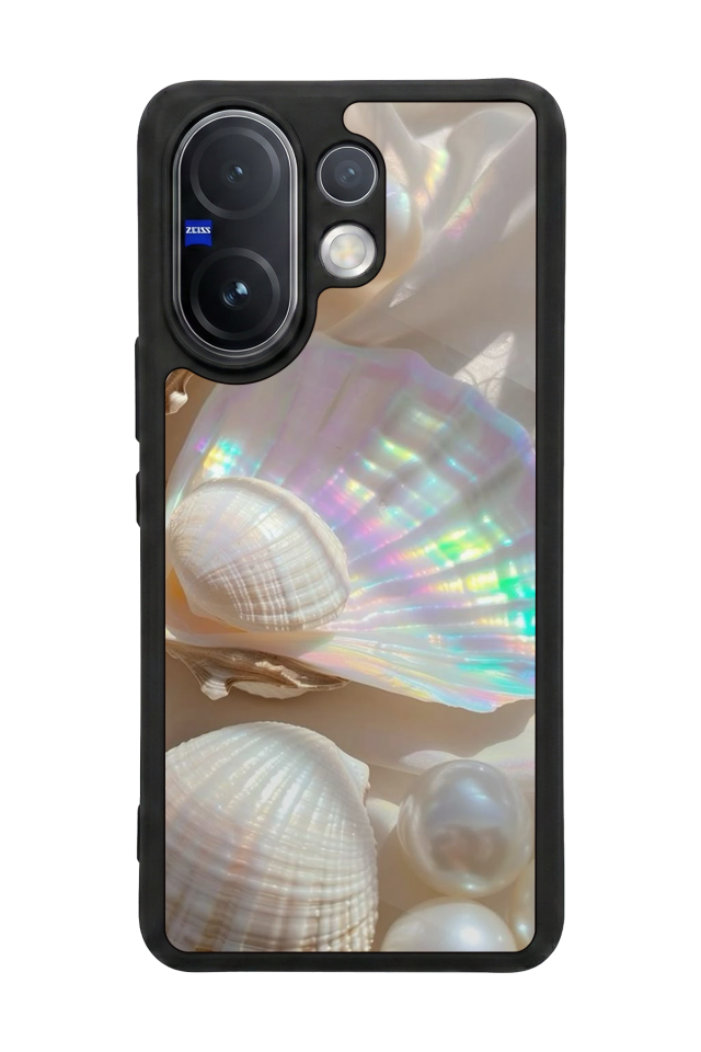 Vivo V60 Uyumlu  İnci Tasarımlı Glossy Premium Kılıf