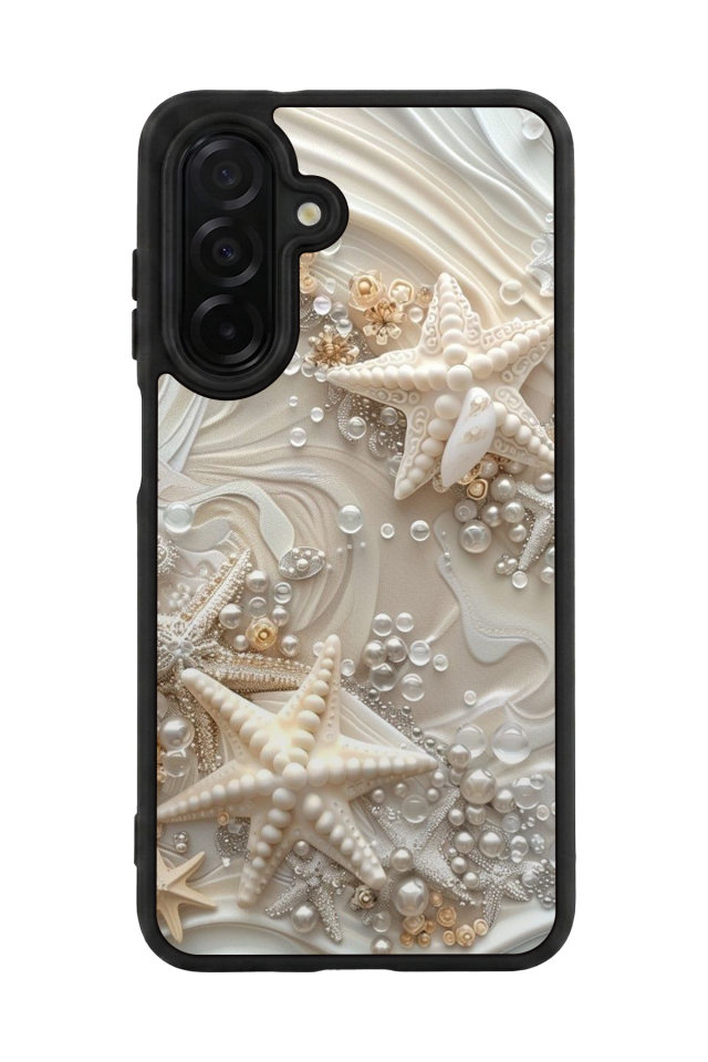 Samsung Galaxy A56 Uyumlu  İnci Tasarımlı Glossy Premium Kılıf