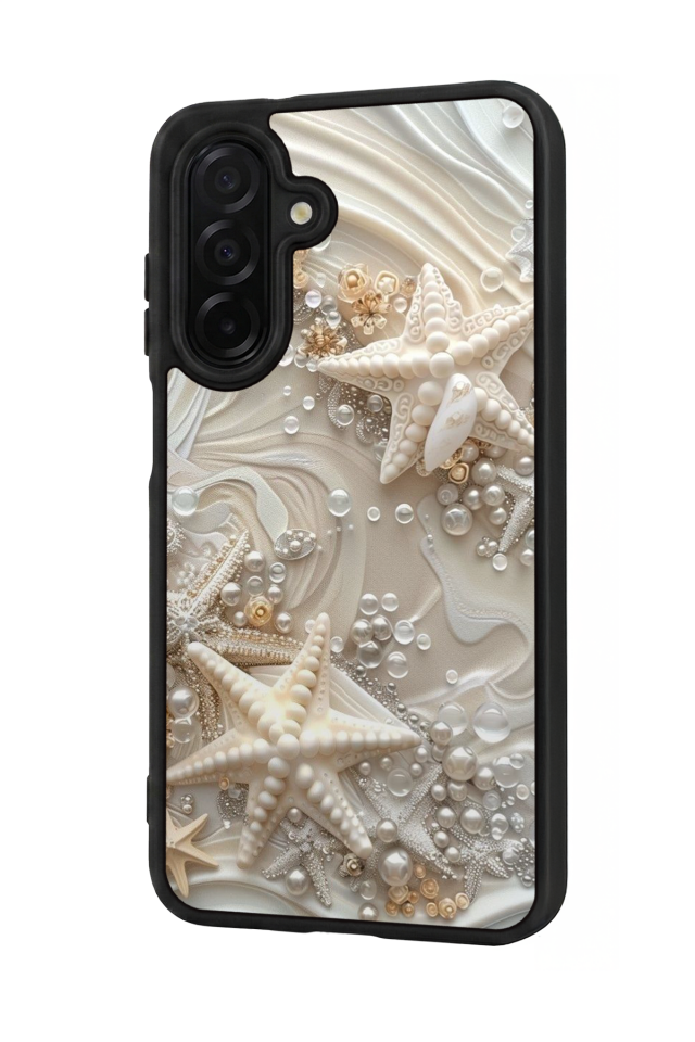 Samsung Galaxy A56 Uyumlu  İnci Tasarımlı Glossy Premium Kılıf