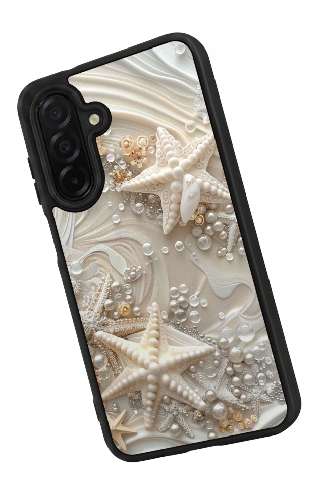 Samsung Galaxy A56 Uyumlu  İnci Tasarımlı Glossy Premium Kılıf