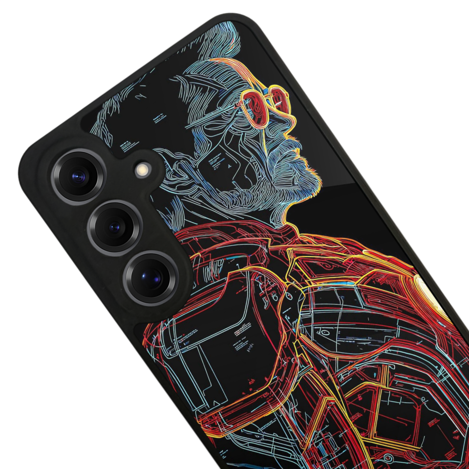 Samsung Galaxy S25 Uyumlu Iron Man ( Demir Adam ) Tasarımlı Glossy Premium Kılıf