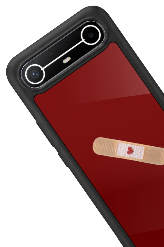 Tecno Spark Slim 5G Uyumlu Kalp Love Tasarımlı Glossy Premium Kılıf