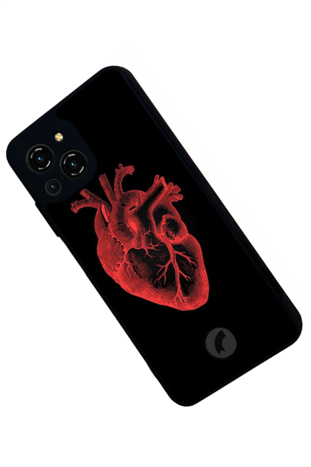 Reeder S23 Pro Max Uyumlu Kalp Love Tasarımlı Glossy Premium Kılıf