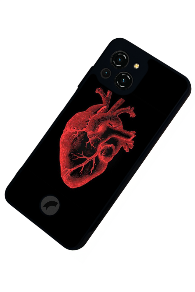 Reeder S23 Pro Max Uyumlu Kalp Love Tasarımlı Glossy Premium Kılıf