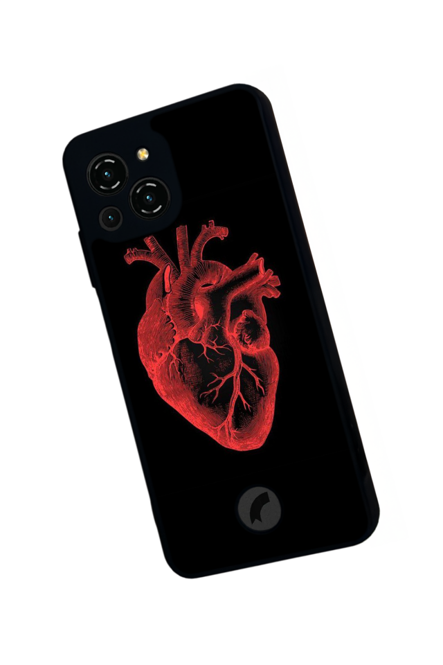 Reeder S23 Pro Max Uyumlu Kalp Love Tasarımlı Glossy Premium Kılıf