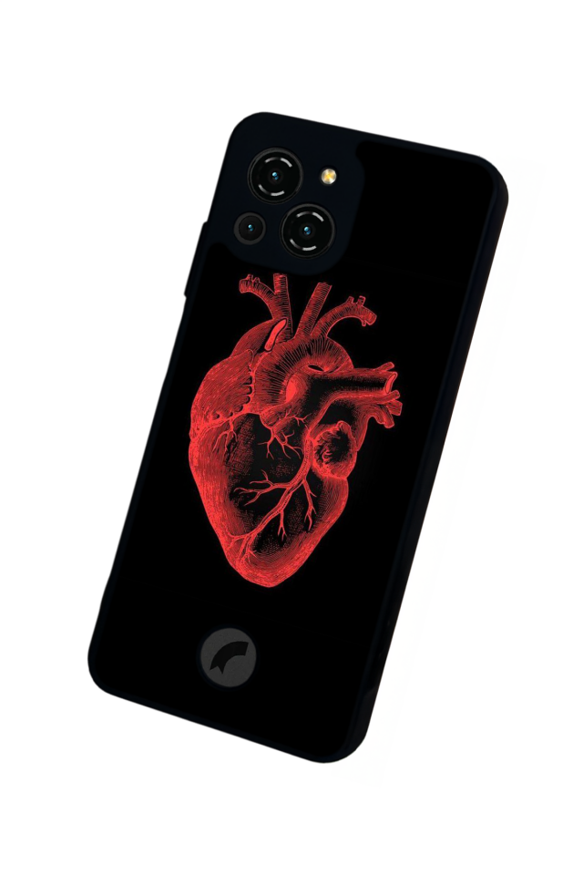 Reeder S23 Pro Max Uyumlu Kalp Love Tasarımlı Glossy Premium Kılıf