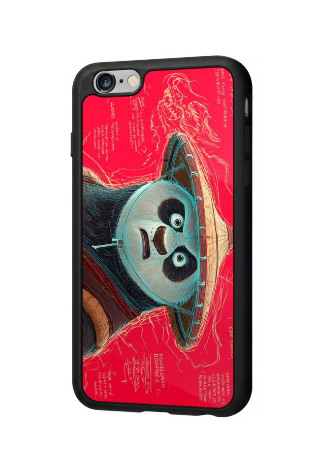 iPhone 6s Plus Uyumlu Kung Fu Panda Tasarımlı Glossy Premium Kılıf