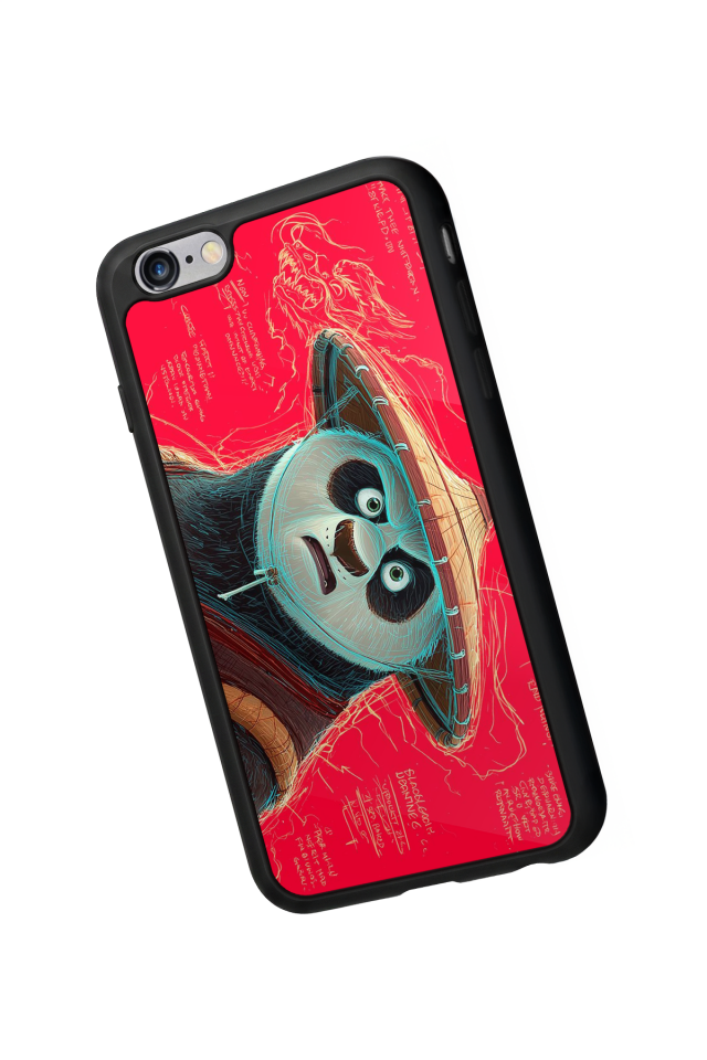 iPhone 6s Plus Uyumlu Kung Fu Panda Tasarımlı Glossy Premium Kılıf