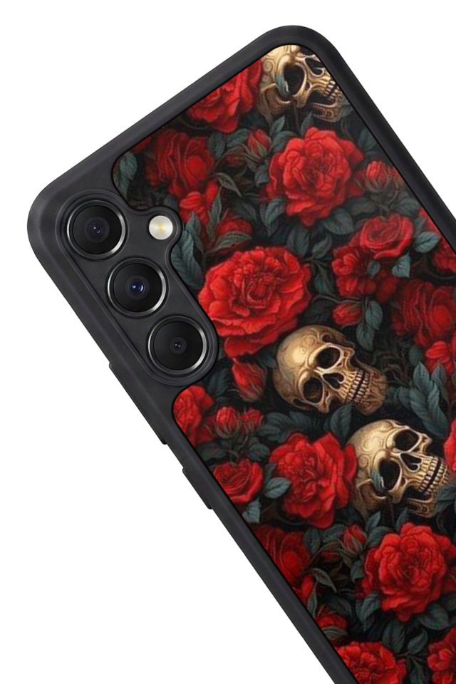 Samsung Galaxy M34 Uyumlu KuruKafa Tasarımlı Glossy Premium Kılıf