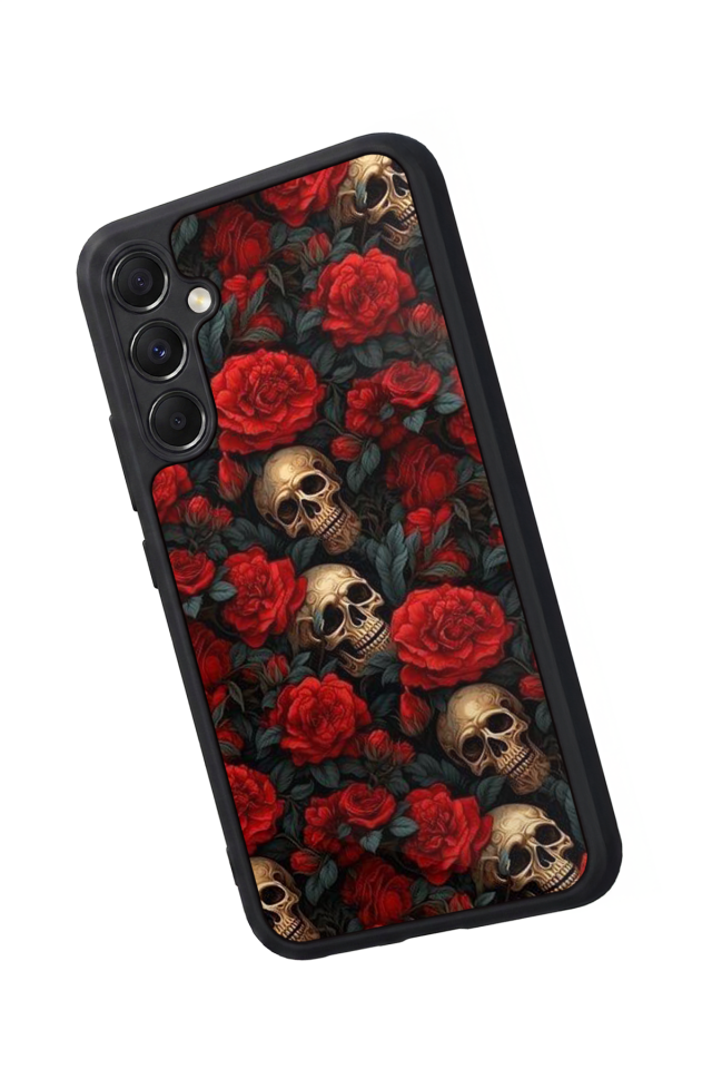 Samsung Galaxy M34 Uyumlu KuruKafa Tasarımlı Glossy Premium Kılıf