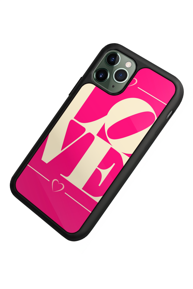 iPhone 11 Pro Max Uyumlu Love Tasarımlı Glossy Premium Kılıf