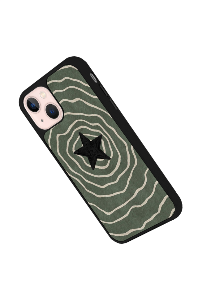 iPhone 15 Plus Uyumlu Retro Yildizlar Tasarımlı Glossy Premium Kılıf